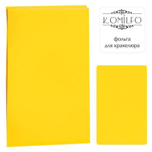 

Komilfo фольга для кракелюра, желтая, матовая, Желтый