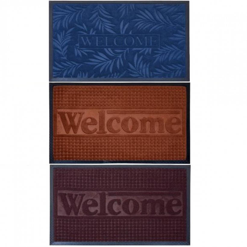 

Коврик резиновый "Welcome" 60*90 см, Коричневый