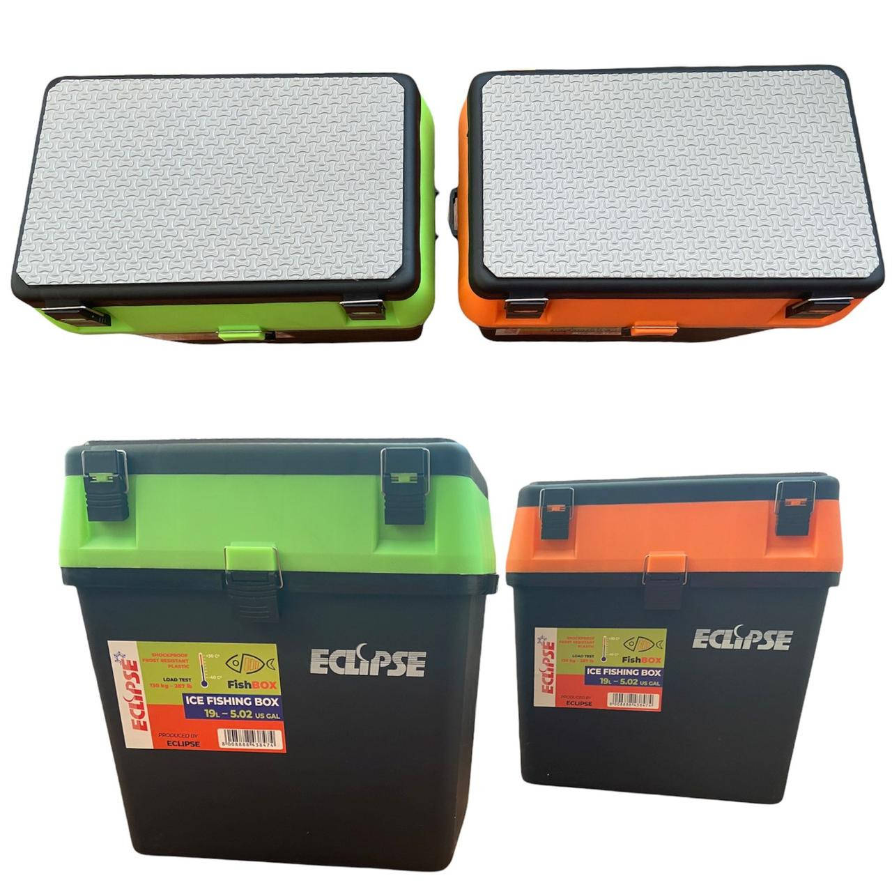 

Зимний ящик ECLIPSE 19л - нагрузка 130кг Ice Fishbox салатовый