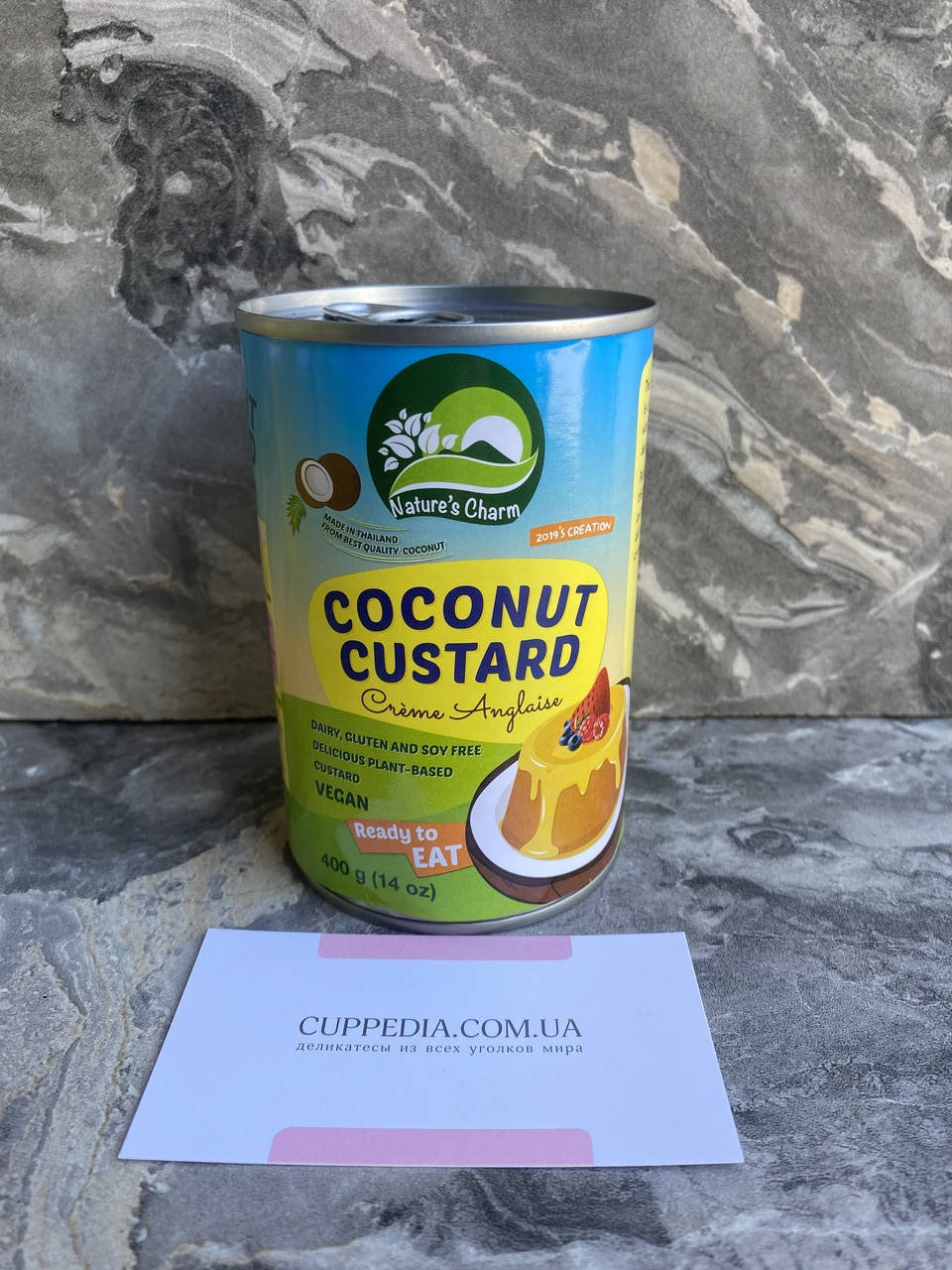 

Кокосовый заварной крем Nature's Charm Coconut Custard 400 грм