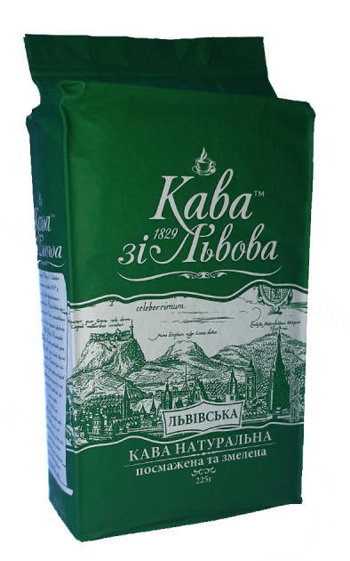 

Кофе молотый Кава зі Львова Львовский 225 грамм в вакуумной упаковке