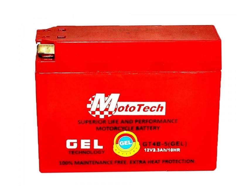 

Аккумулятор (АКБ) гелевый GT4B-5 YAMAHA/SUZUKI Mototech