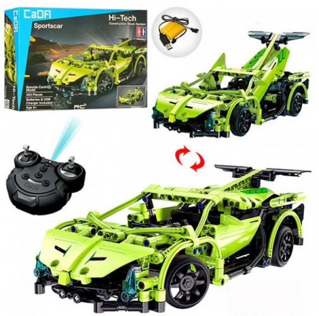 

Конструктор на радиоуправлении CaDA TECHNIC C51007W, 453 детали Star, Желтый
