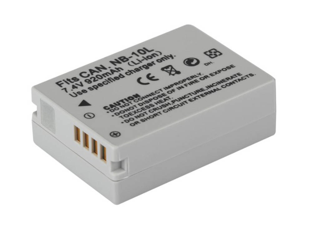 

Аккумулятор NB-10L 920 mAh 7.4V для Canon