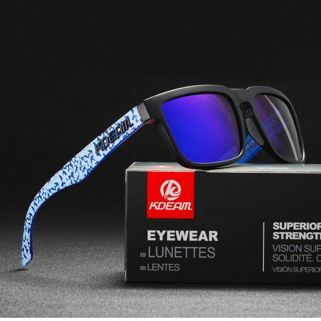 

Солнцезащитные очки KDEAM Navi Sky поляризационные с фирменным комплектом, Светло-серый