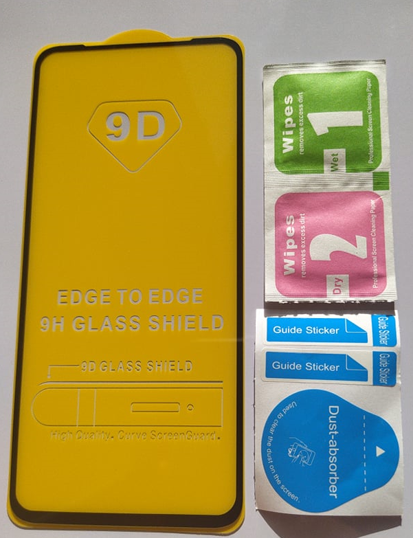 

Защитное стекло Xiaomi Redmi Note 9 (Full Glue 9D), Черный