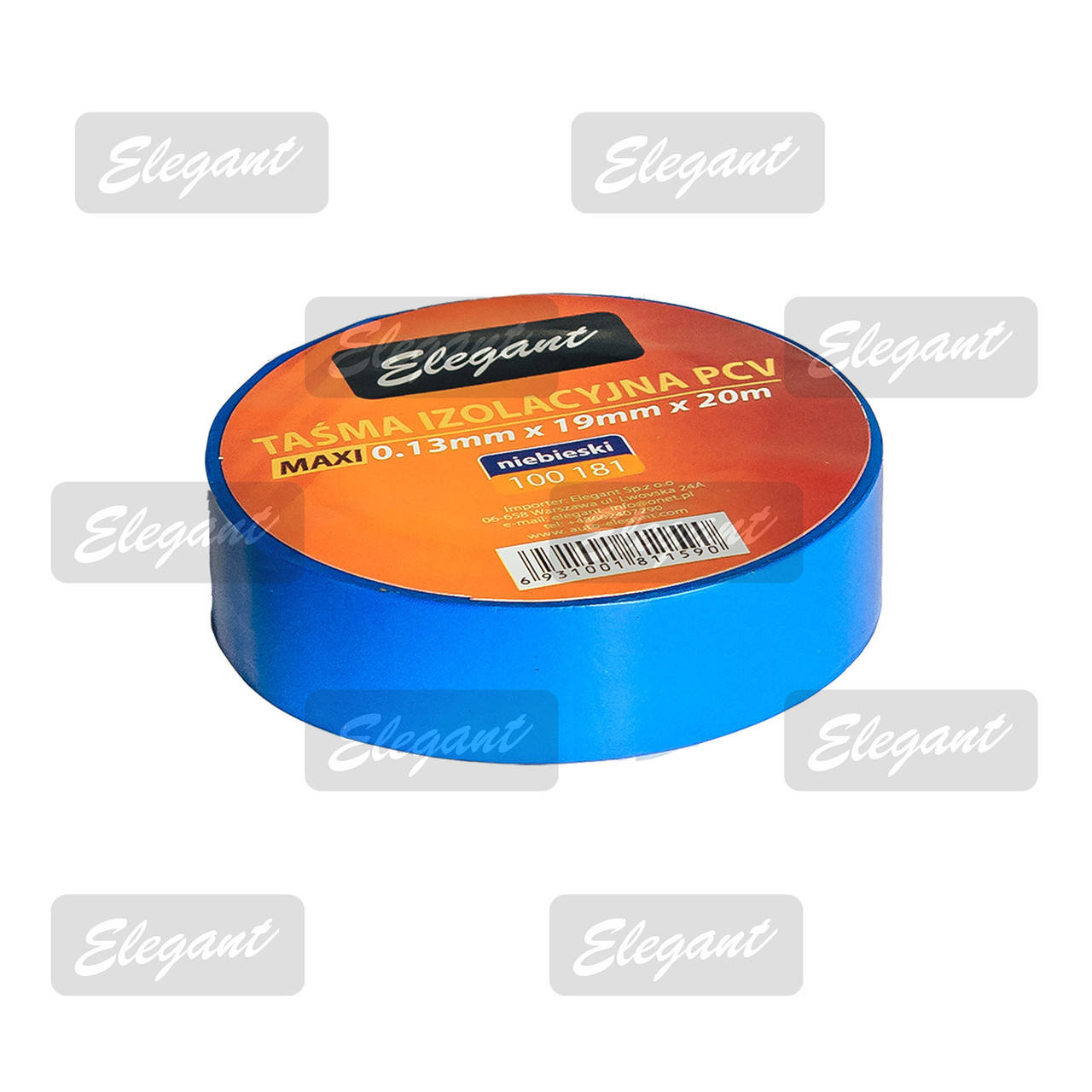 

Изолента голубая 20 м EL 100 181 Elegant, Голубой