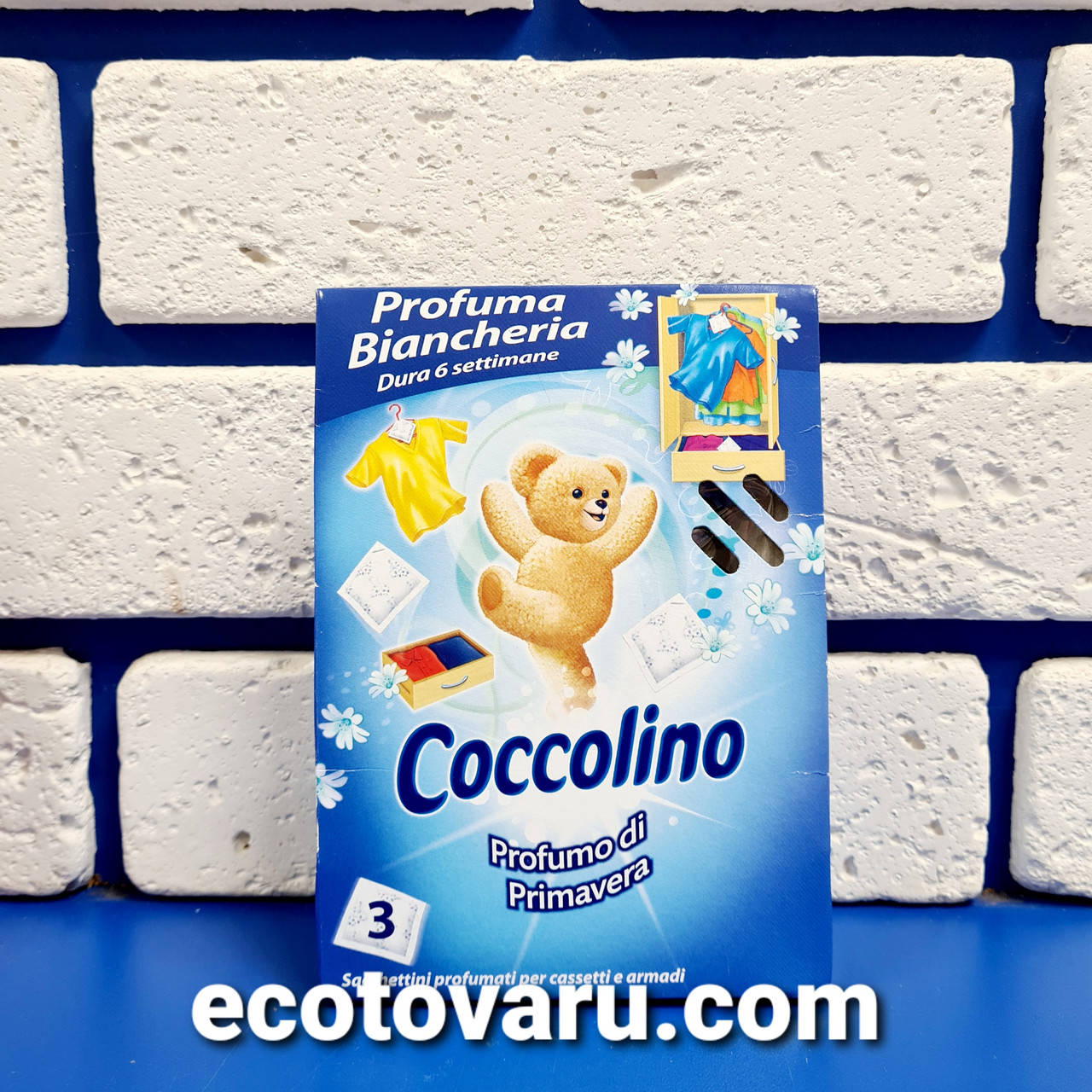 

Ароматизатор в гардероб COCCOLINO весенний цвет 3ШТ