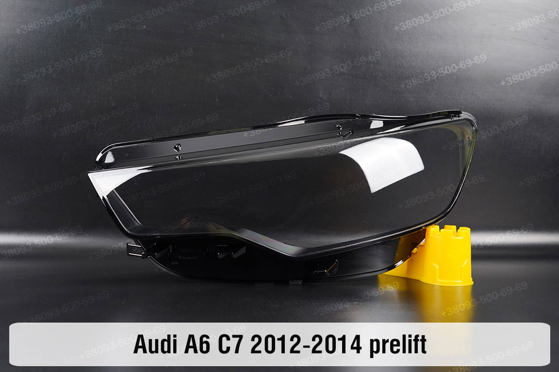 

Стекло фары Audi A6 C7 (2010-2014) IV поколение дорестайлинг левое