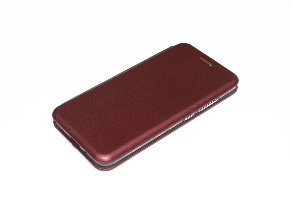 

Чехол книжка Level для Xiaomi Redmi 6A Экокожа Бордовый