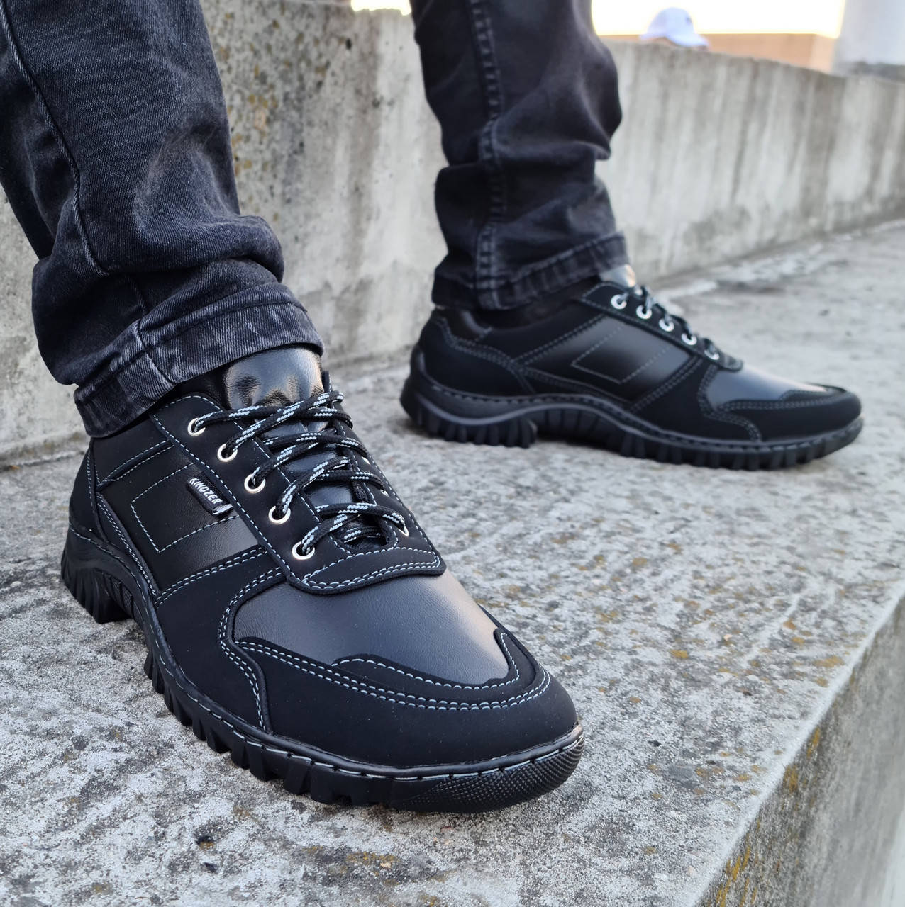 

40 р. Мужские кроссовки отечественного производства (Кз-12ч), Черный