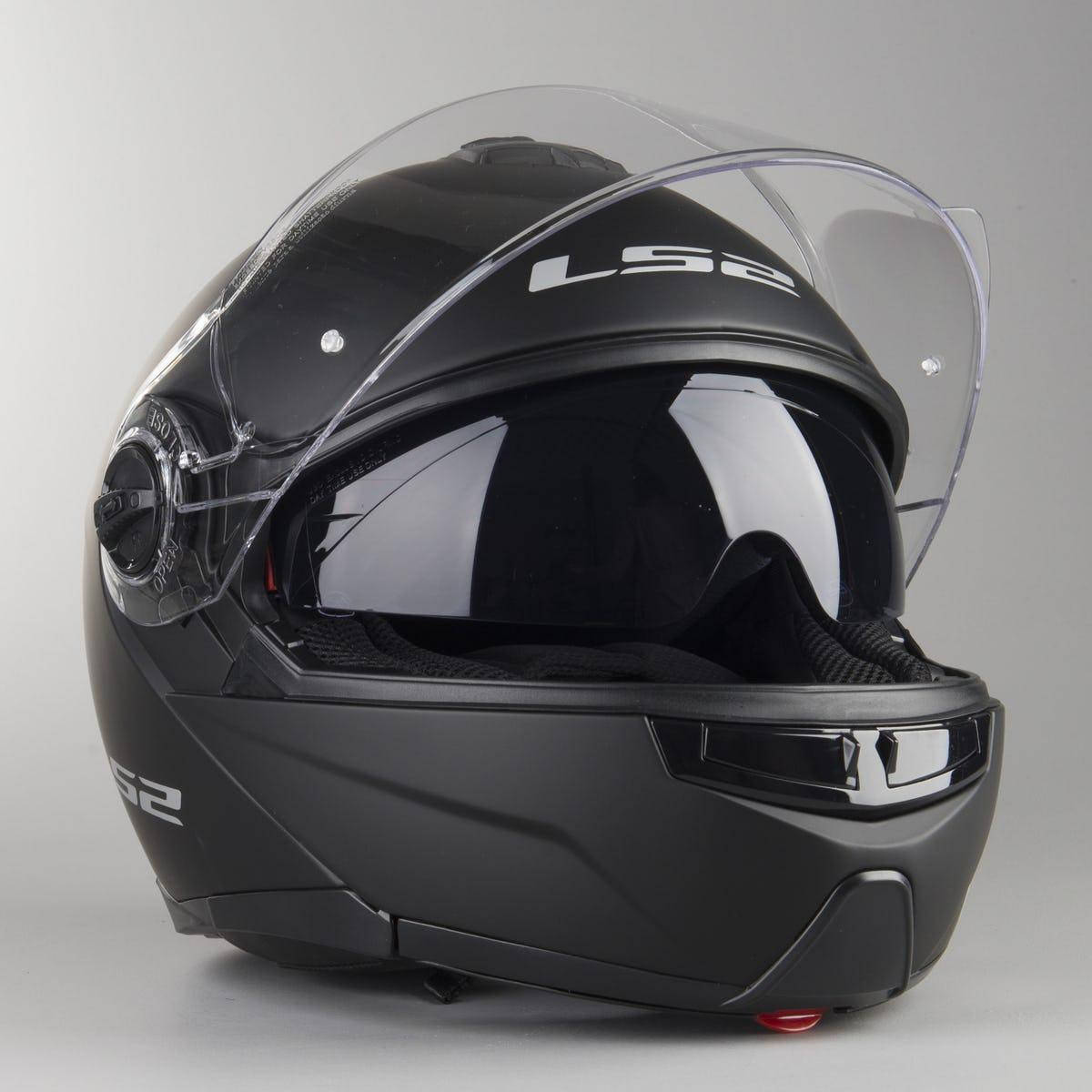 

Мотошлем LS2 FF325 STROBE matte black Черный МАТОВЫЙ