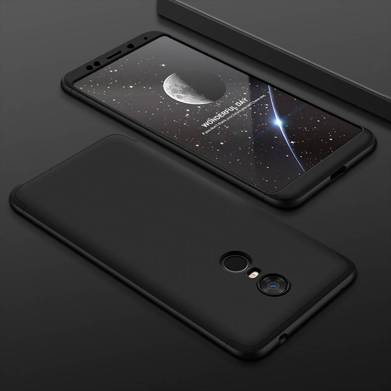 

Чехол GKK 360 для Xiaomi Redmi 5 Plus (5.99") Бампер Black, Черный