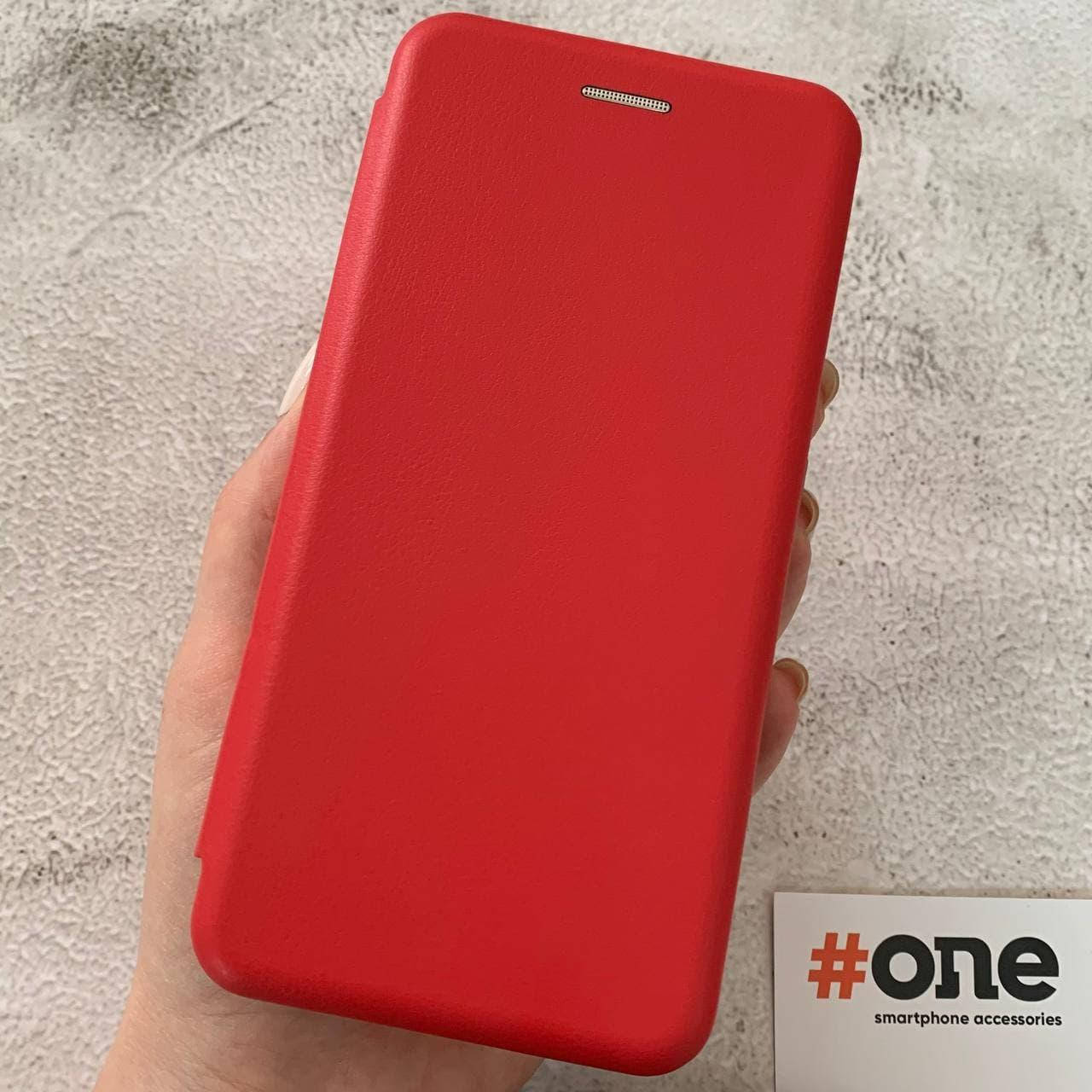 

Чехол книга для ZTE Blade A3 2020 с эко кожи с подставкой магнитом книжка на телефон зте а3 2020 красная STN, Красный