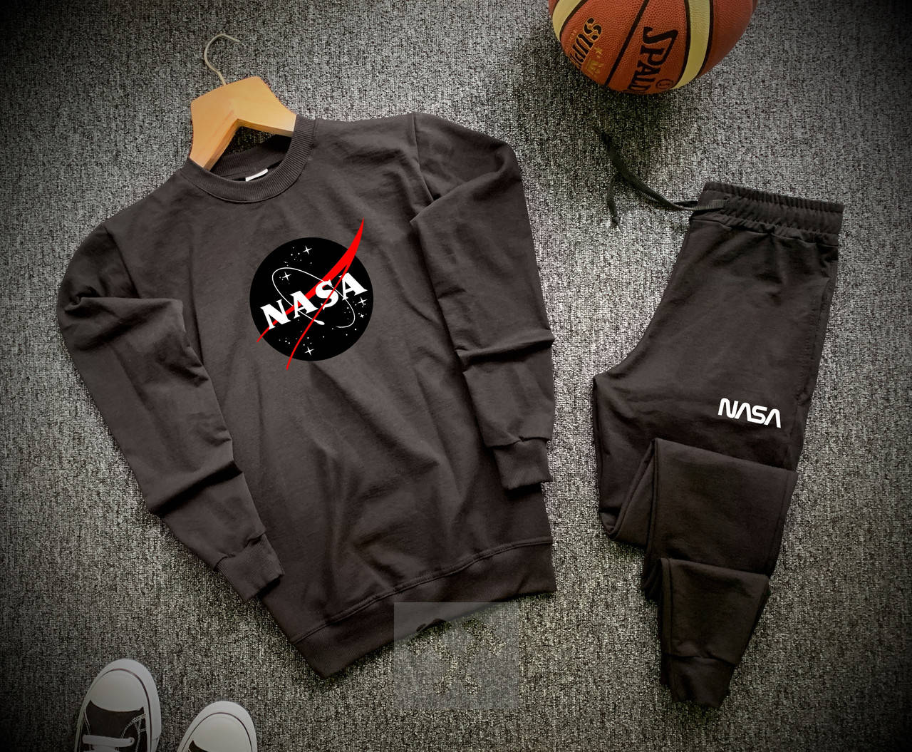 

Мужской спортивный костюм Nasa Черный, L