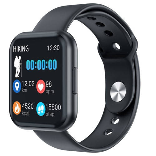 

Смарт-часы с магнитной зарядкой T88 два браслета Черные