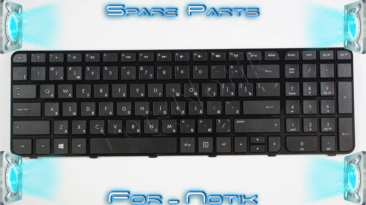 

Клавиатура для ноутбука HP (G6-2000 series) rus, black, Черный
