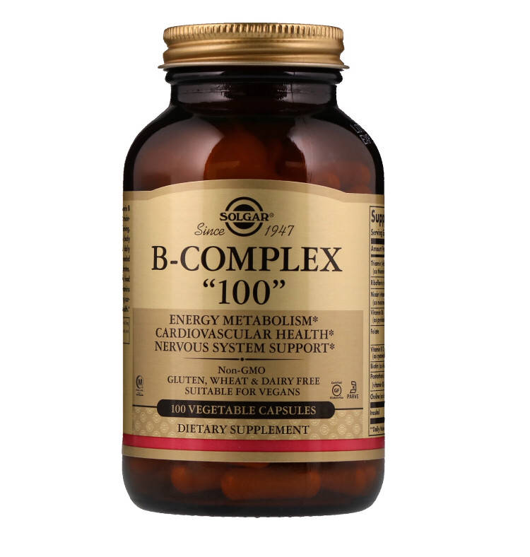 

B-Complex 100, Solgar 100 капсул