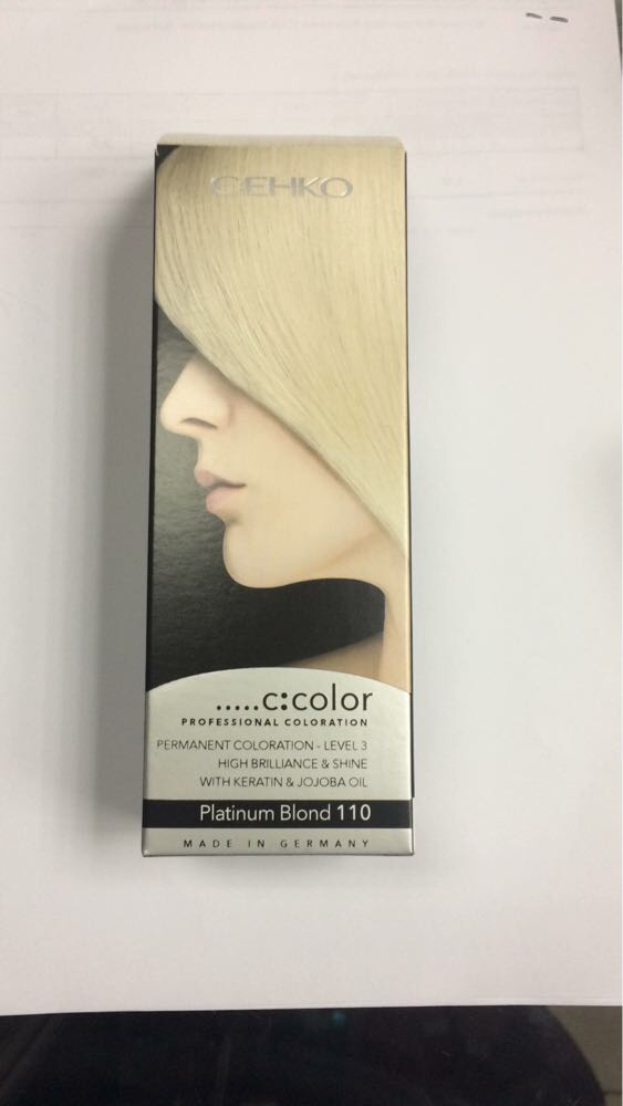 

Стойкая крем-краска С:ЕНКО С:CОLOR 110 платиновый блонд