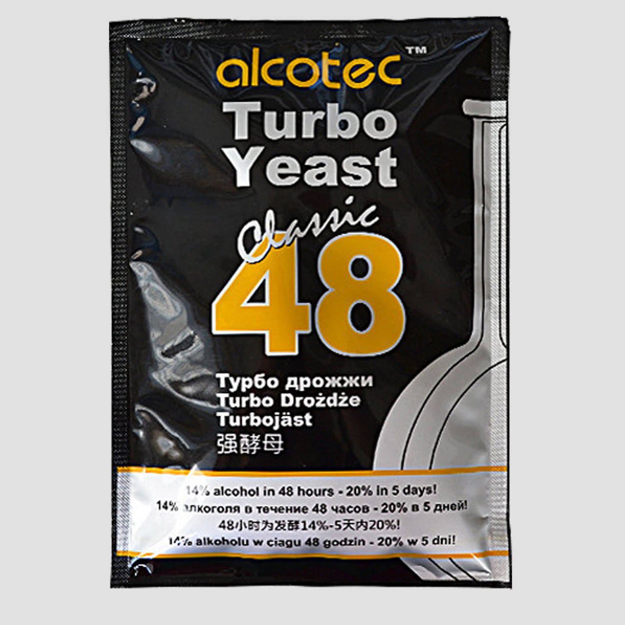 

Турбо дрожжи Alcotec 48 Turbo Classic,130г.