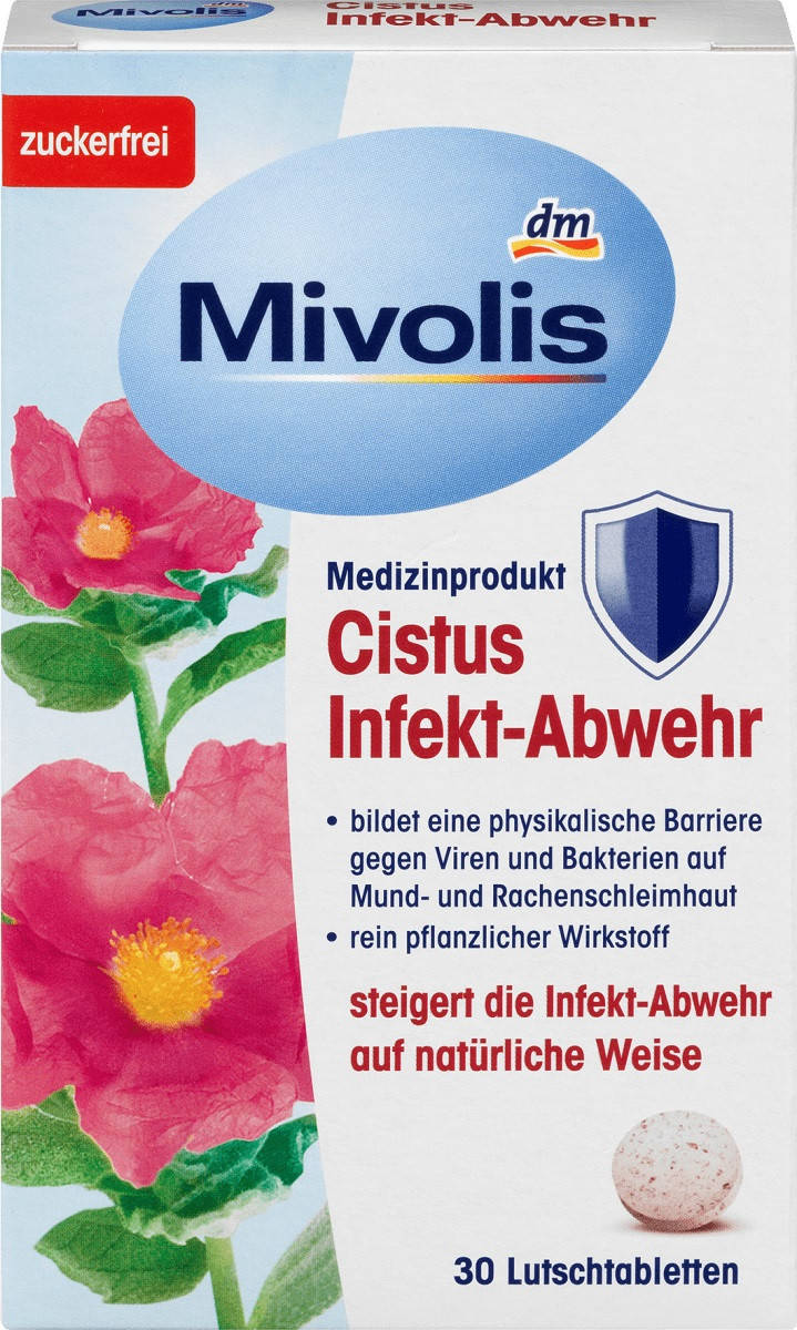 

Mivolis Cistus Infekt -Abwehr Комплекс для защиты от вирусов и бактерий, 30 шт.