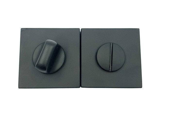 

Фиксатор дверной квадратный TRION WC 49+11 knob Black, Черный