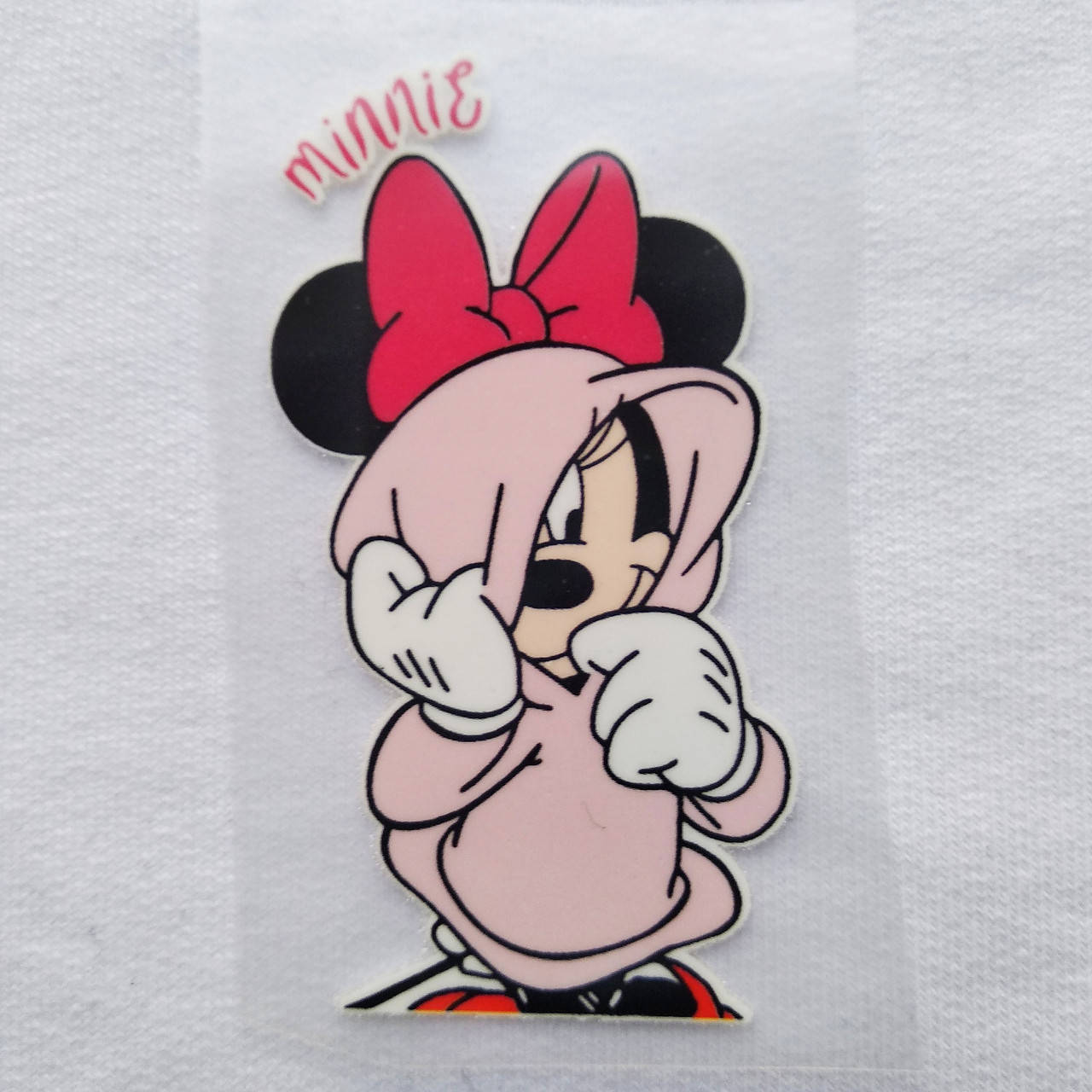 

Термотрансфер дитячий Minnie Mouse в капюшоні