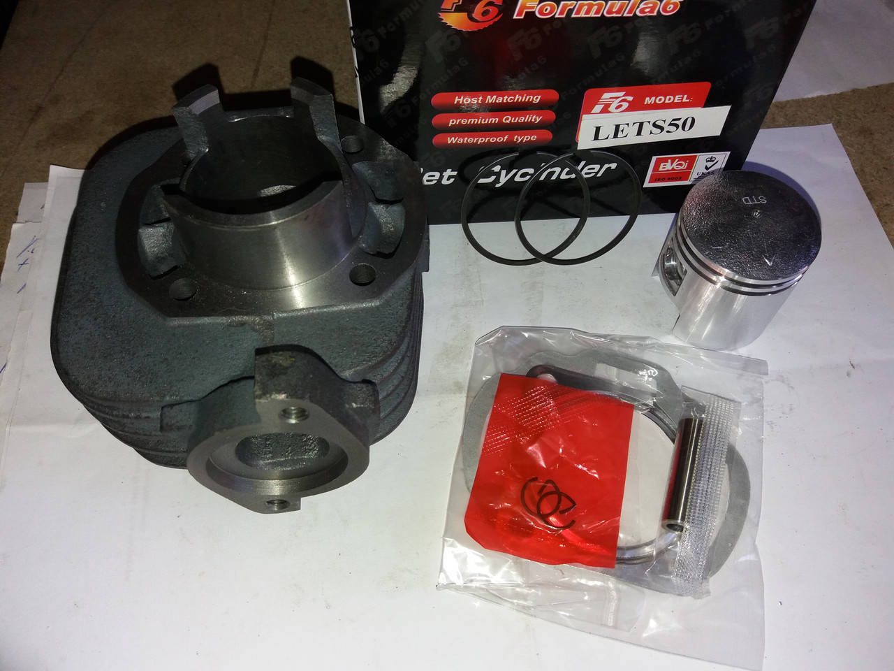 

Suzuki Verde LETS1 (Lets 2New,3) Verde Цилиндр к-кт 49cm3 фирма - Formula-6