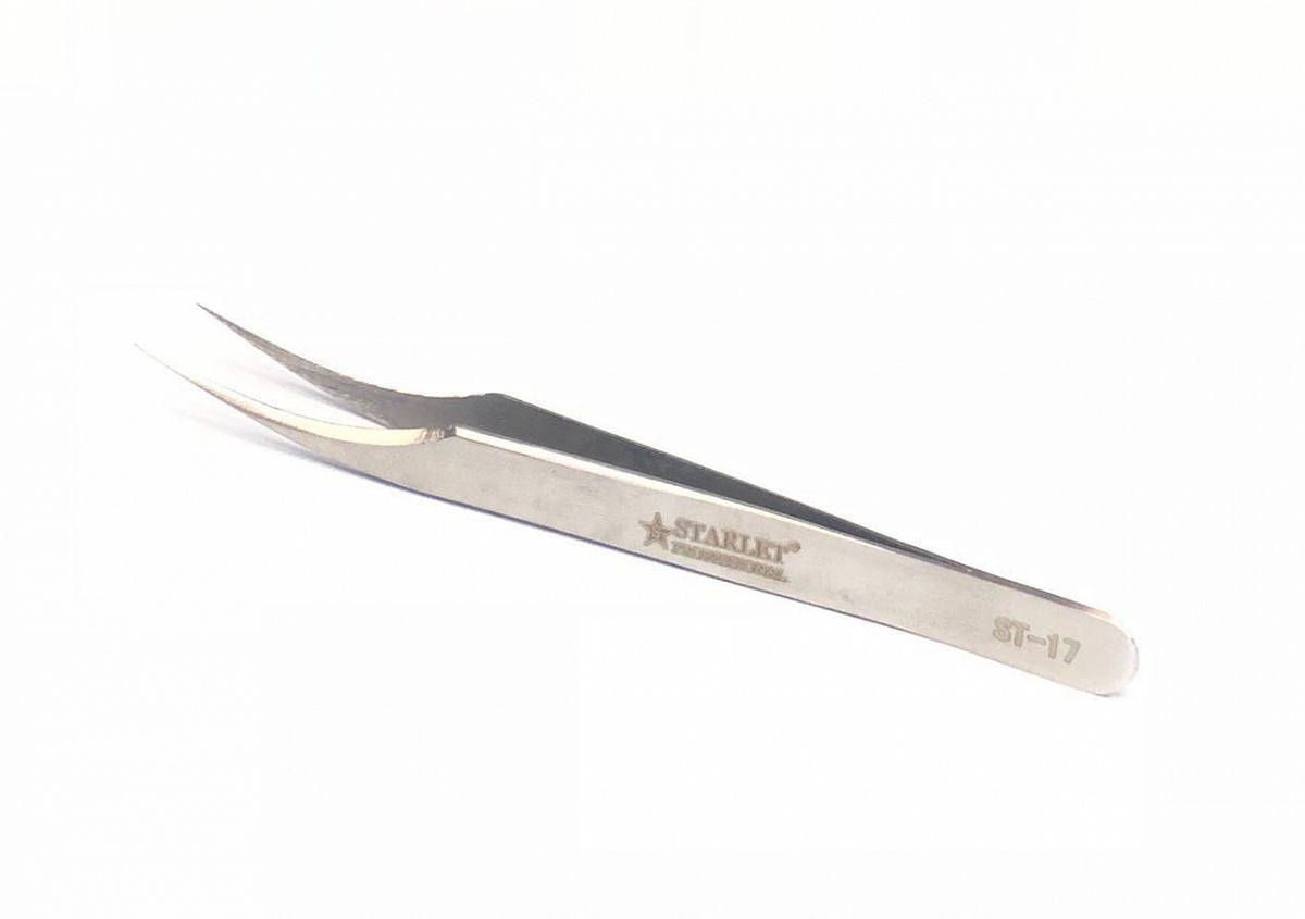 

Пинцет для наращивания ресниц Starlet ST-17,