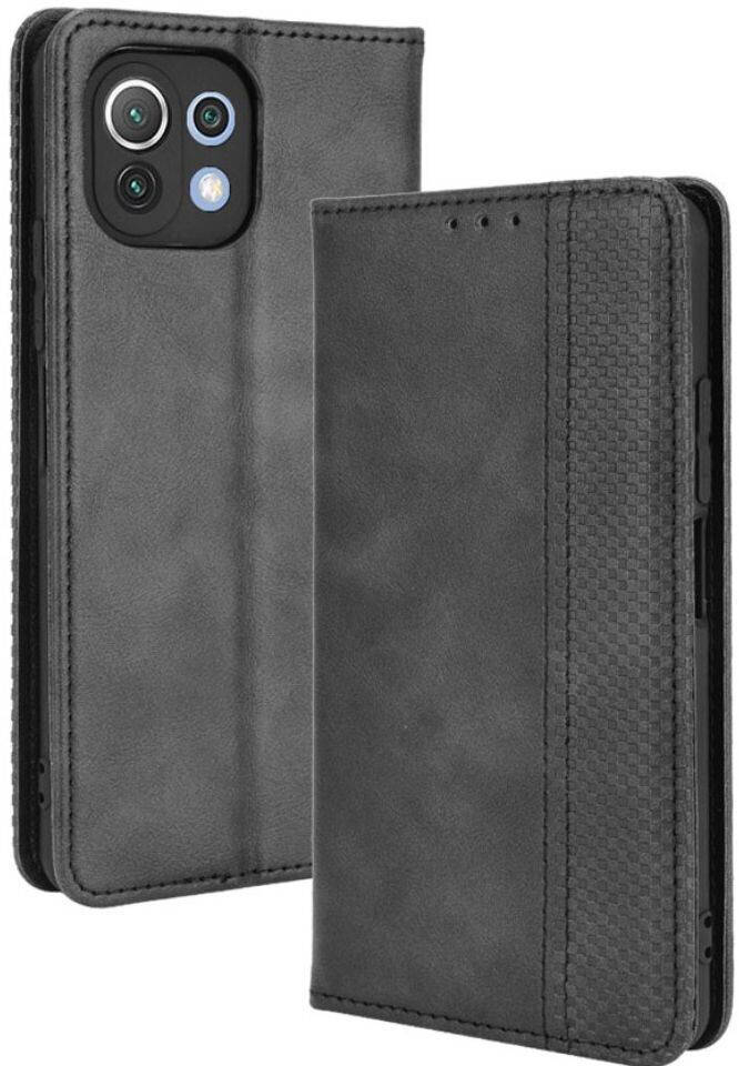 

Чехол книжка RetroLine Xiaomi Mi 11 Lite 5G Черный