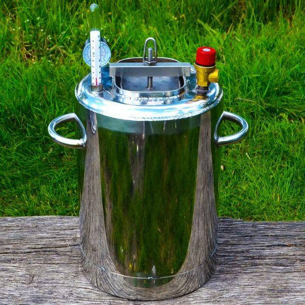 

Автоклав с нержавеющей стали Люкс-14 на 14 банок