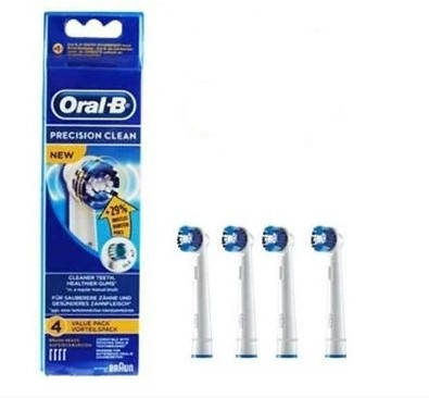 

Насадки Орал би для электро щетки Braun Прецишн клин Нью Oral-b Precision Clean New 4шт
