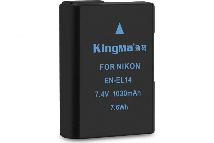

Аккумулятор Kingma Nikon EN-EL14 (1030 mAh) Premium Quality
