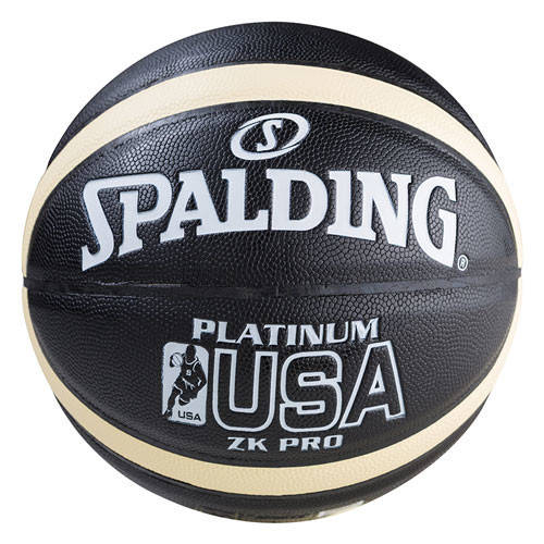 

Мяч баскетбольный SPALDING Platinum USA ZK PRO (№7, композитная кожа) черный 30015