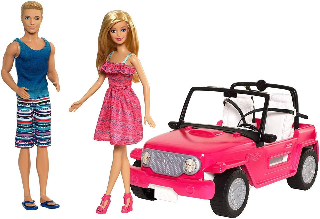 

Игровой набор Кукла Барби и Кен Пляжный круиз / Barbie Beach Cruiser and Ken Doll