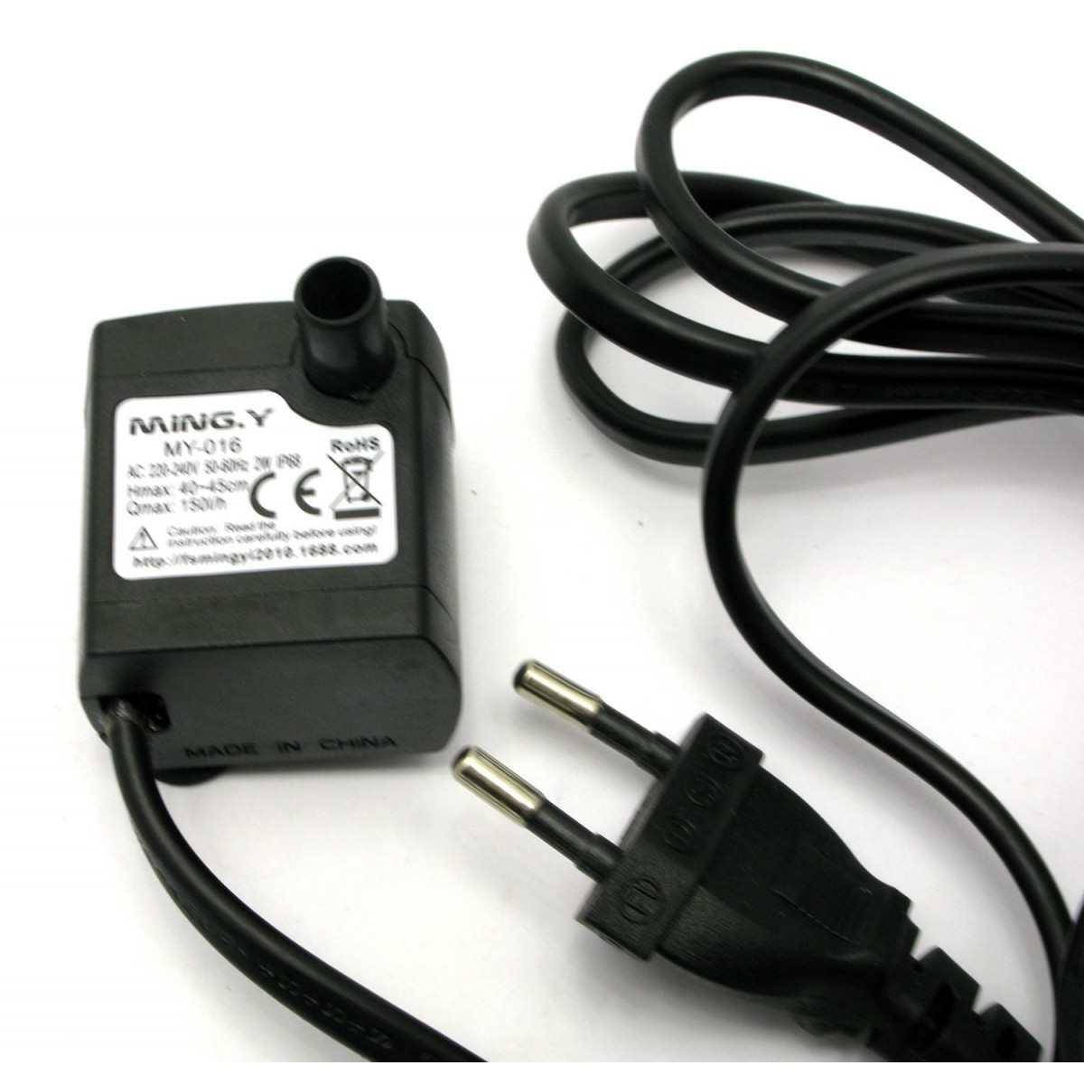 

Насос для фонтана (2 вт)(150 л/час)(h max 40-45 cm)