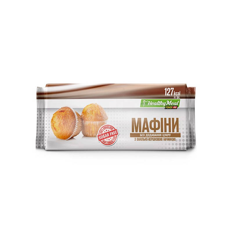

Мафіни Power Pro, 70г - ванільно-вершковий