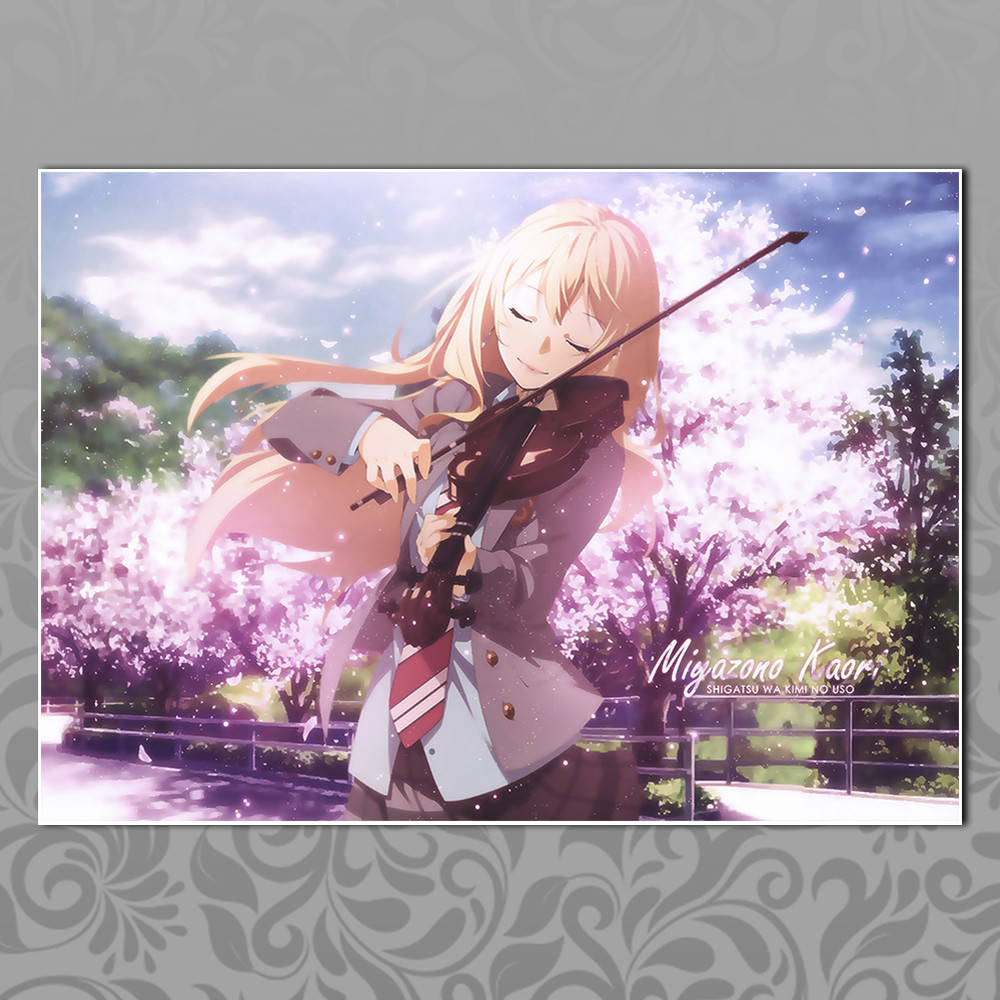 

Плакат Аниме Your Lie in April 08