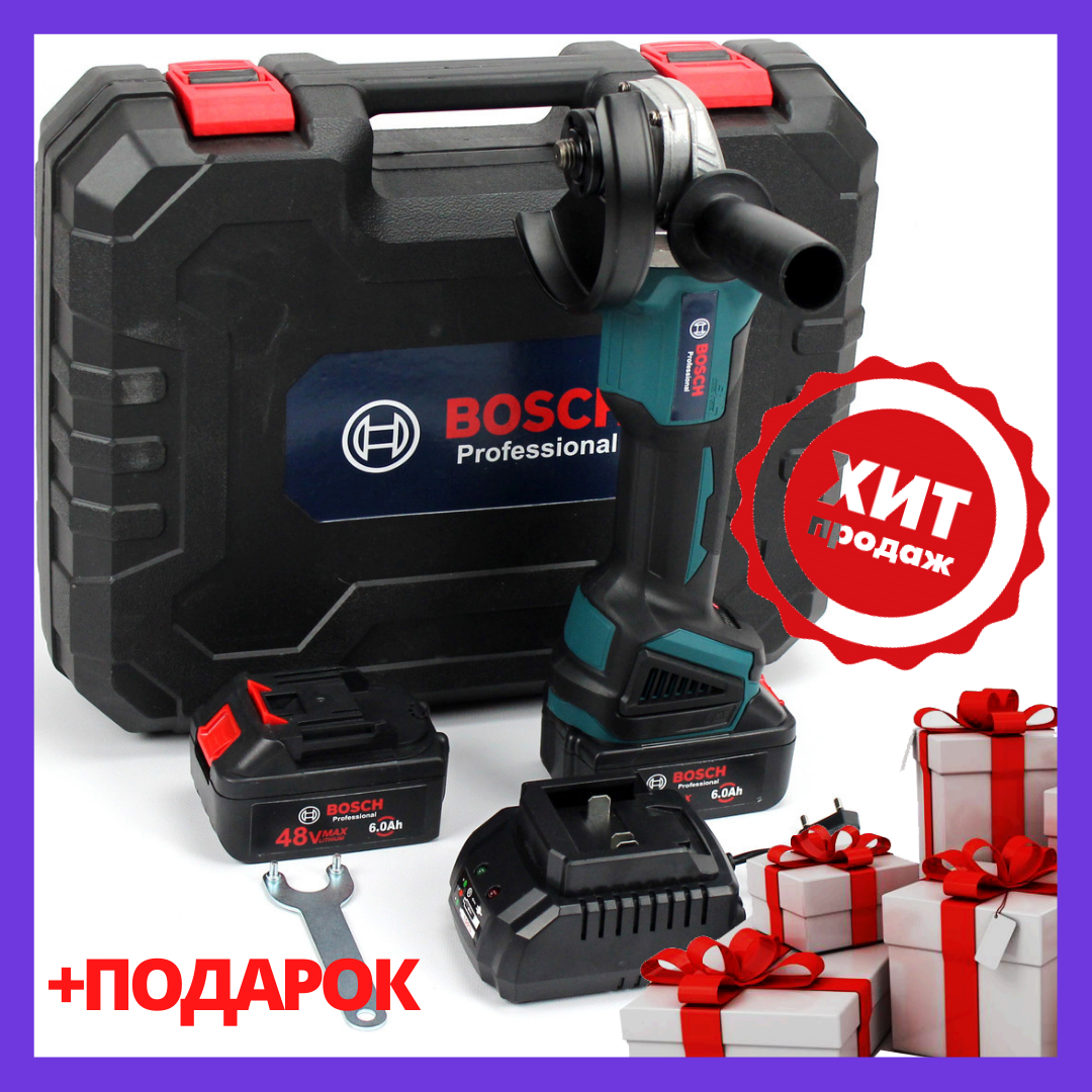 

Болгарка аккумуляторная Bosch GWX 48V-10C УШМ Угловая шлифмашина аккумуляторная УШМ 125 мм Бош