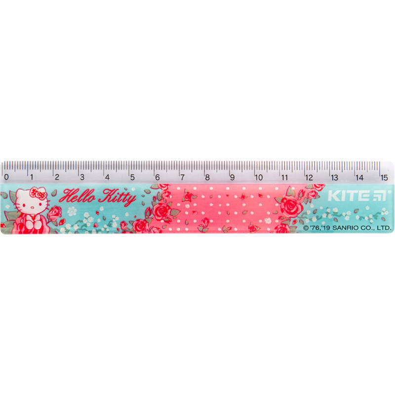 

Линейка KITE 15 см "Hello Kitty", Разные цвета