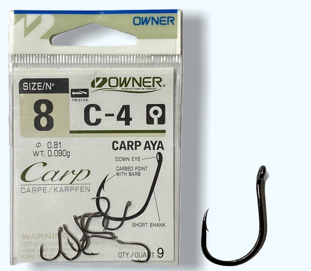 

Крючки OWNER С-4 CARP AYA 8