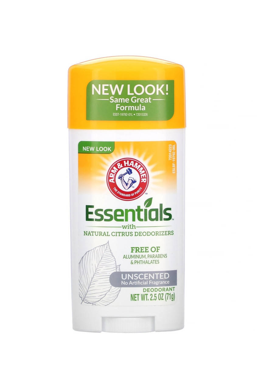 

Прозрачный дезодорант без металлов Arm & Hammer Essentials Deodorant with Natural Deodorizers Unscented 71гр