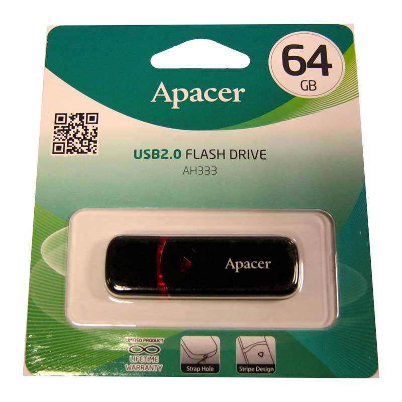 

Флешка 64Gb Apacer AH333 Black, Черный