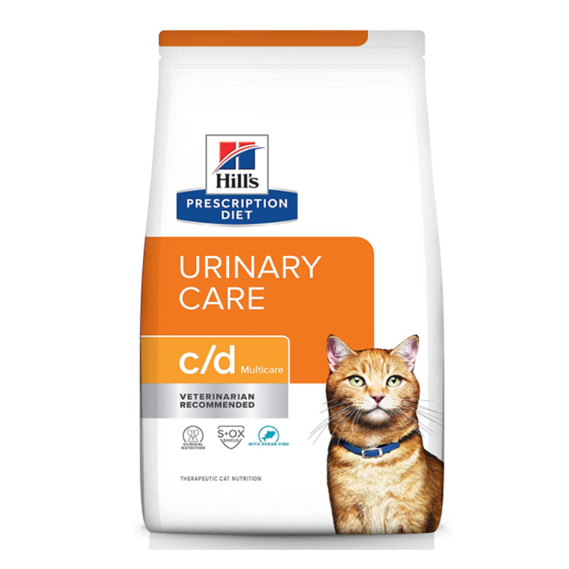 

Hill's Prescription Diet Feline Urinary Care c/d Multicare Ocean Fish 1,5 кг - корм для кошек и котов Хиллс