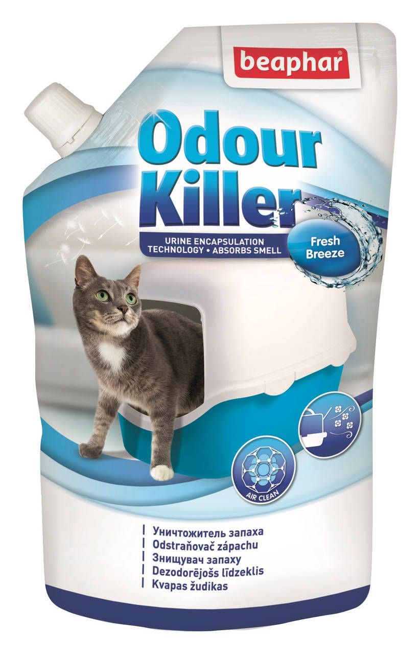 

Уничтожитель запаха для кошачих туалетов (ODOUR KILLER) 400 мл Беафар / Beaphar