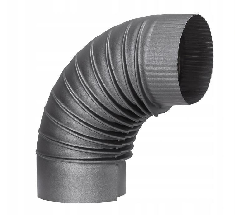 

Колено для дымохода BLIST Ø 120 мм, т. 0,5 мм , 90 градусов, Серый