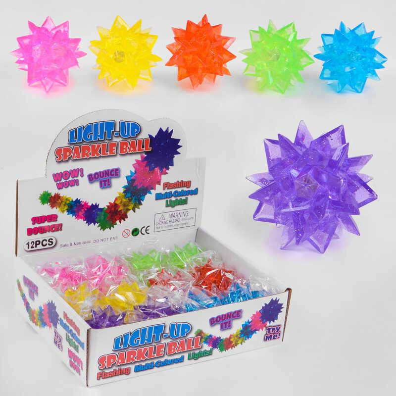 

Мяч-прыгун ЦЕНА ЗА 1ШТ, В УП. 12ШТ, подсветка, в пак. 9*7см (24шт)