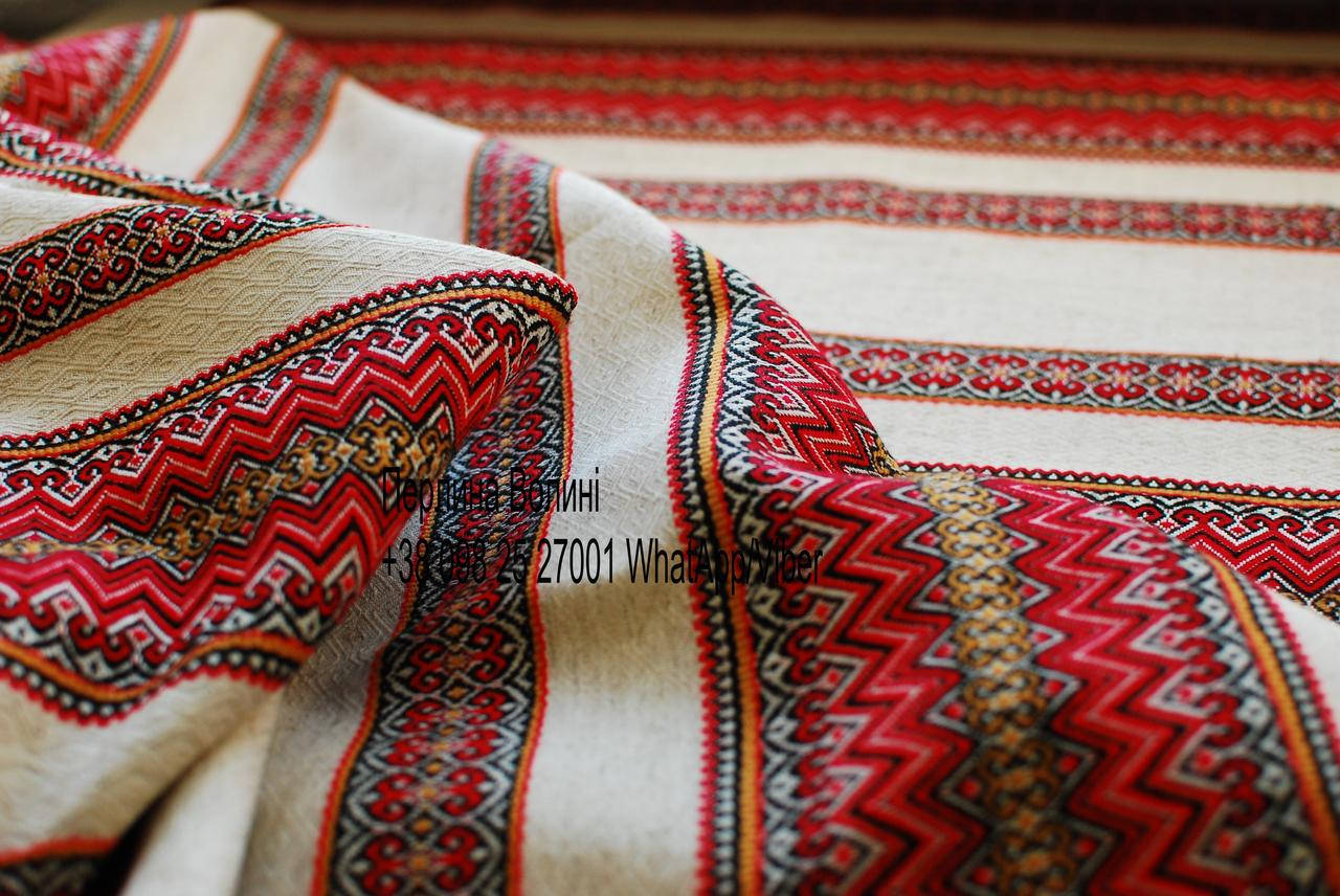 

Ткань для вышиванок с украинским орнаментом Рандеву ТДК-110 1/10, Красный