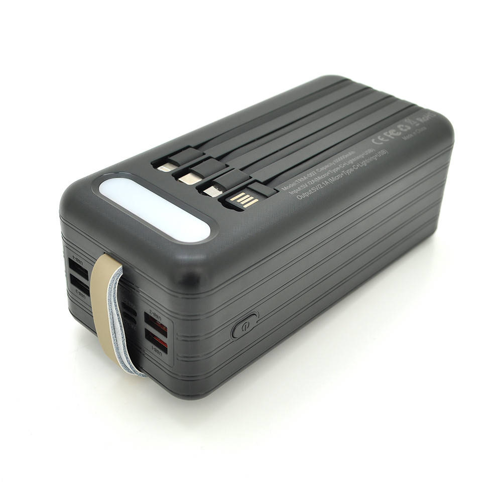 

Павербанк Powerbank Torima TRM-007 60000mAh, Black, Blister (Банка)