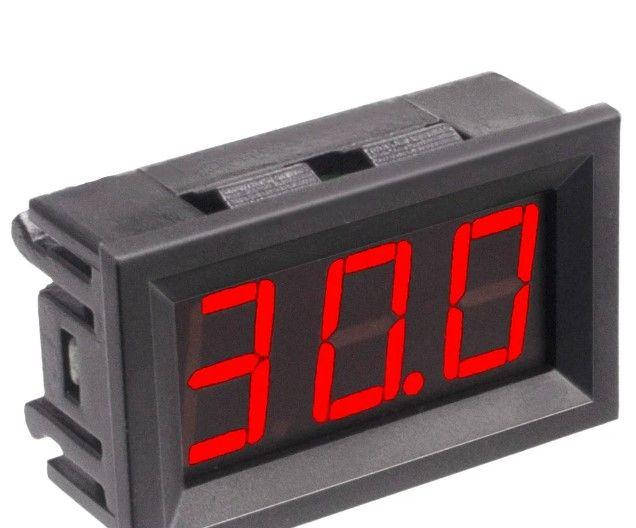 

Вольтметр цифровой в корпусе DC 0-100V - Красный